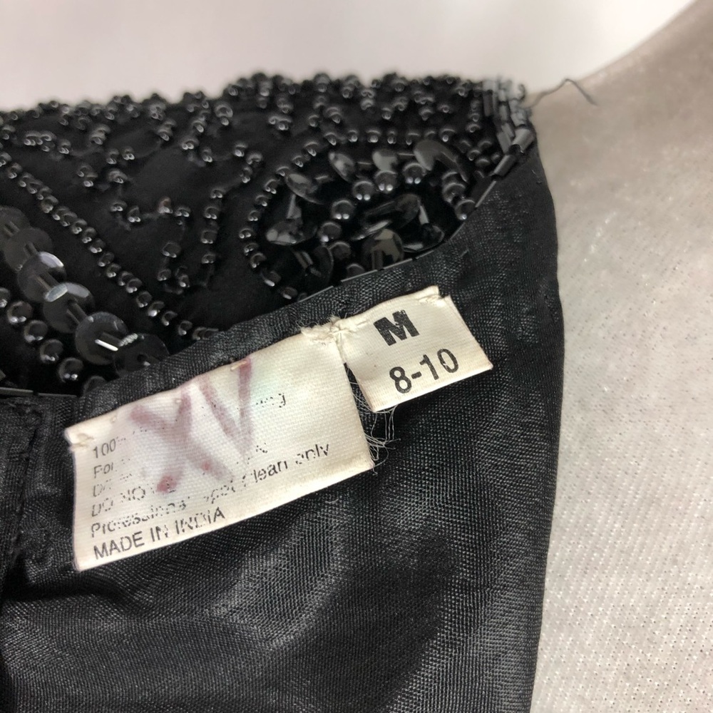 Sweelo Vintage black sequin Dress M 8-10 - Picture 8 of 8